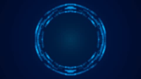 Symmetric Azure Data Pulse Sphere