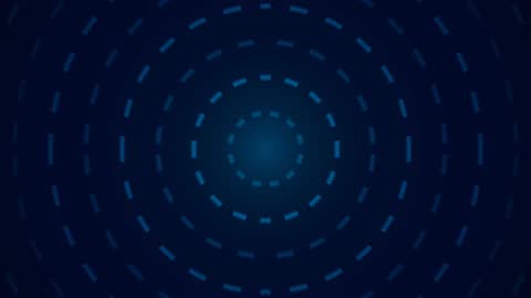 Symmetric Azure Digital Binary Mandala