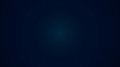 Symmetric Azure Particle Rain Horizontal