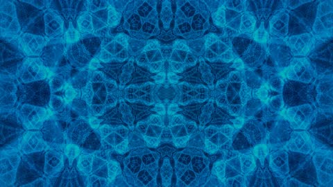 Symmetric Azure Polygon Shards Horizontal