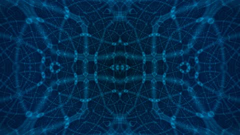 Symmetric Cyan Lattice Matrix Horizontal