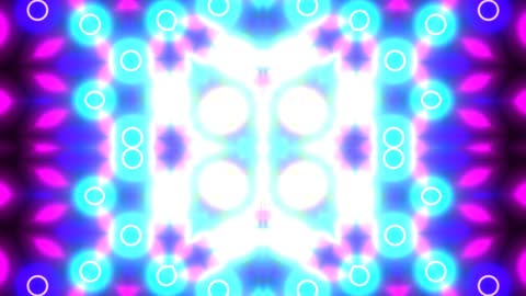 Symmetric Orbital Rainbow Rings Horizontal