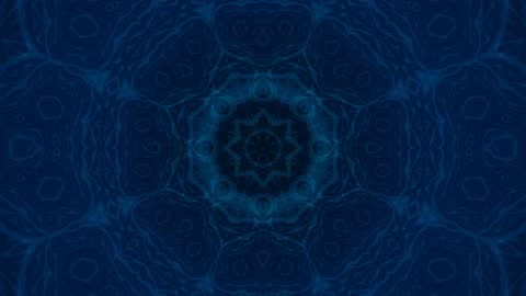 Symmetric Radial Azure Pulse Network