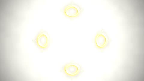 Symmetrical Golden Biological Cells on