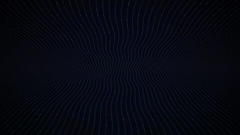 Vertical Neon Data Wave Loop
