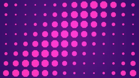 Vibrant Pulsing Star Pattern Loop