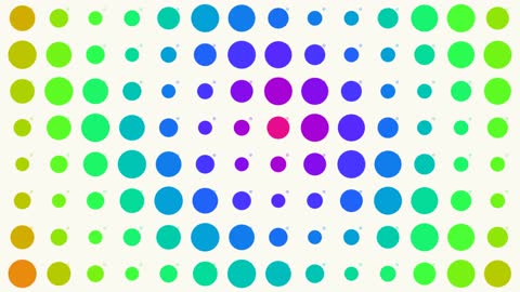 Vibrant Rainbow Geometric Seamless Animated