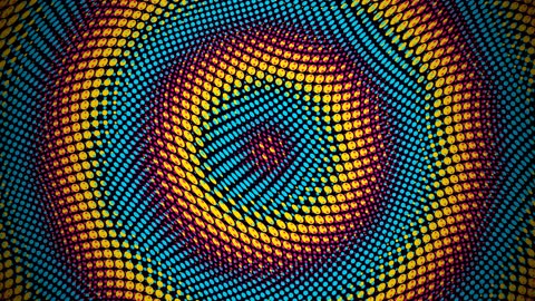 Vibrant Retro Pop Halftone Pulse