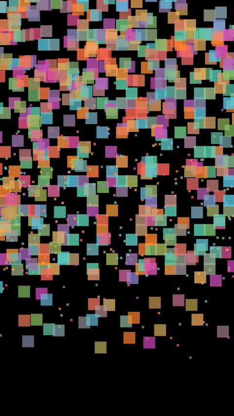 Waves of Gradient Squares vertical